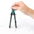 Körző készlet, precíziós, 3 darabos, STAEDTLER "Norix® 555", zöld