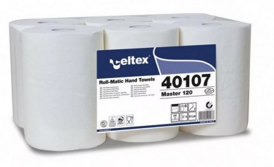 Tekercses kéztörlő Celtex Master Matic 120 100 cell 2 réteg 120 m, 6 tek/csomag 72 csomag/raklap