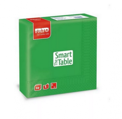 Szalvéta Smart Table 2 rétegű 33x33 cm 50 lap/csg 24 csg/kart smaragd zöld