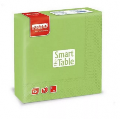 Szalvéta Smart Table 2 rétegű 33x33 cm 50 lap/csg 24 csg/kart alma zöld