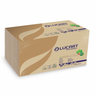 Szalvéta Lucart ECONATURAL 130 T Maxi 29,5 x 29,5 cm 500 db/csomag, 8 csomag/karton