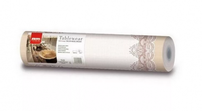 Airlaid asztali futó, 0,4x24m, Bombay cappuccino, 1tek/csom, 4 tek/kart