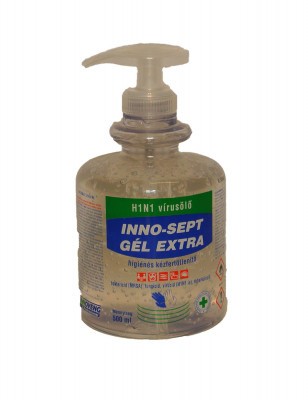 Inno-Sept kézfertőtlenítő gél extra 500 ml pumpás