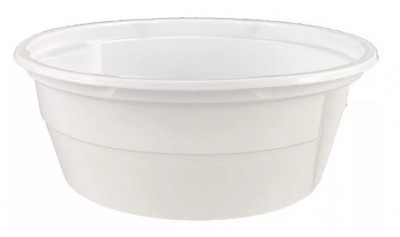 MŰANYAG GULYÁSTÁL MIKRÓZHATÓ FEHÉR 500ML PP (50DB/CSOMAG)