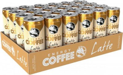 Energy Coffee, Latte, 250 ml, 24 db/tálca