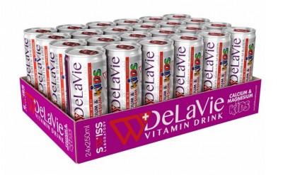 Vitaminital, SWISS DeLaVie Kids, 250 ml, 24 db/tálca