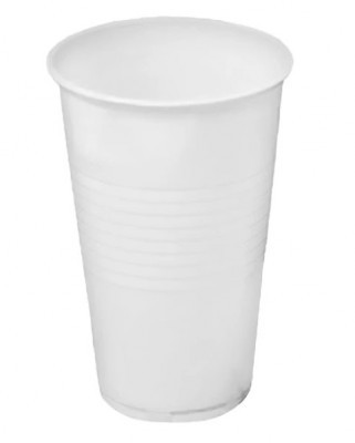 MŰANYAG POHÁR FEHÉR 3DL PP (50DB/CSOMAG)