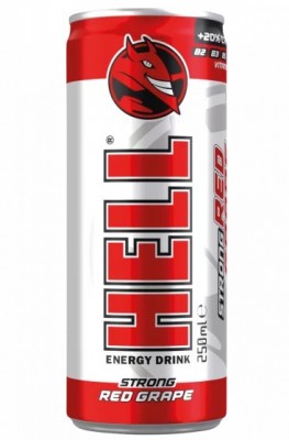 Energiaital, HELL Red Grape, 250 ml