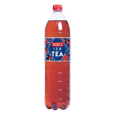 Ice Tea, XIXO Málnás &amp; áfonyás fekete tea, 1500 ml