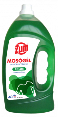 ZUM mosógél color, 3000 ml, 4 db/csg