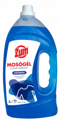 ZUM mosógél univerzális, 3000 ml, 4 db/csg