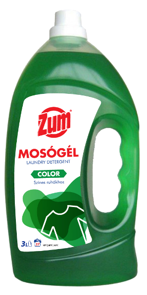 ZUM mosógél color, 3000 ml, 4 db/csg